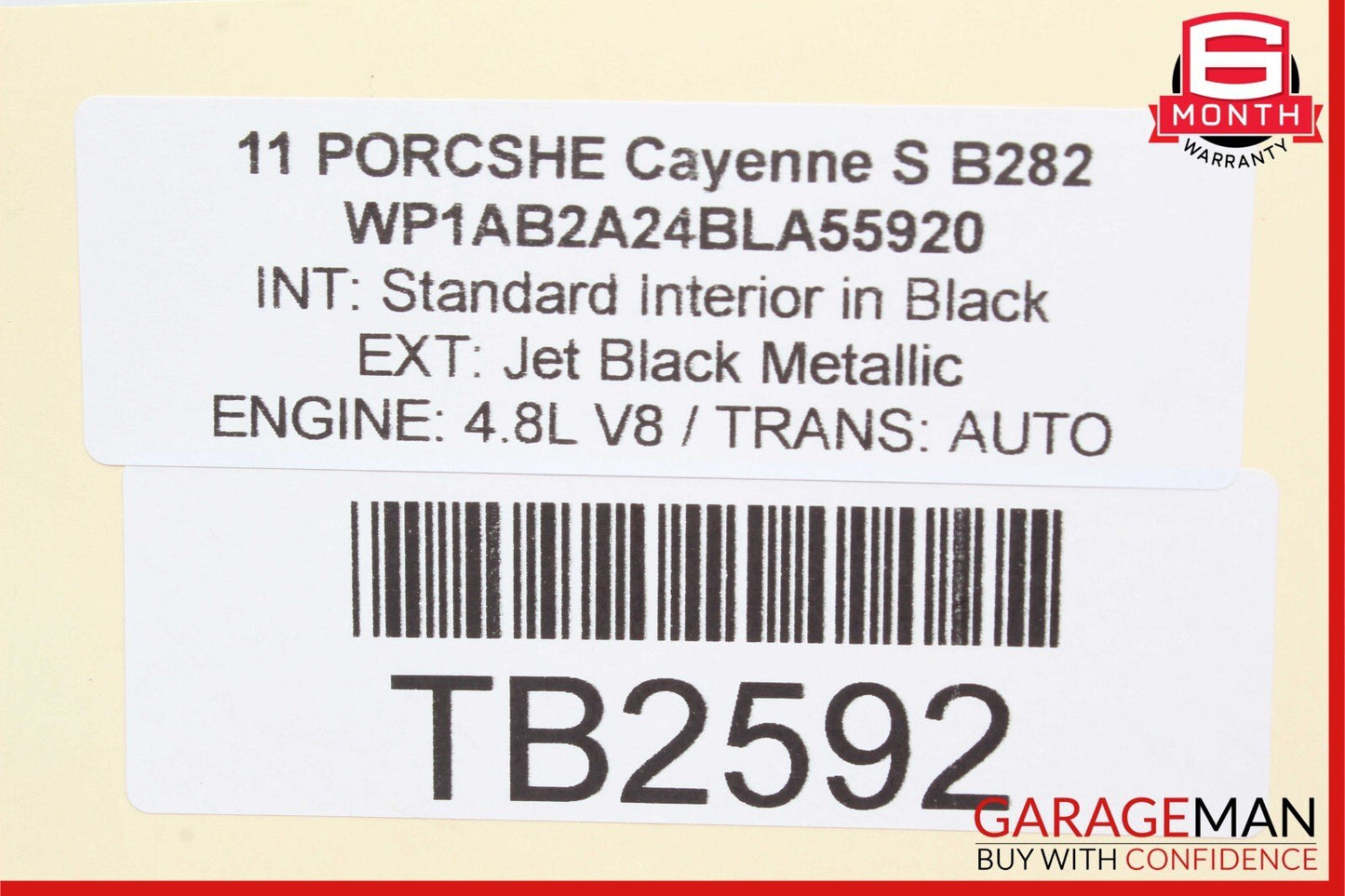 11-18 Porsche Cayenne 958 S Center Dash Speaker Trim Cover Black OEM