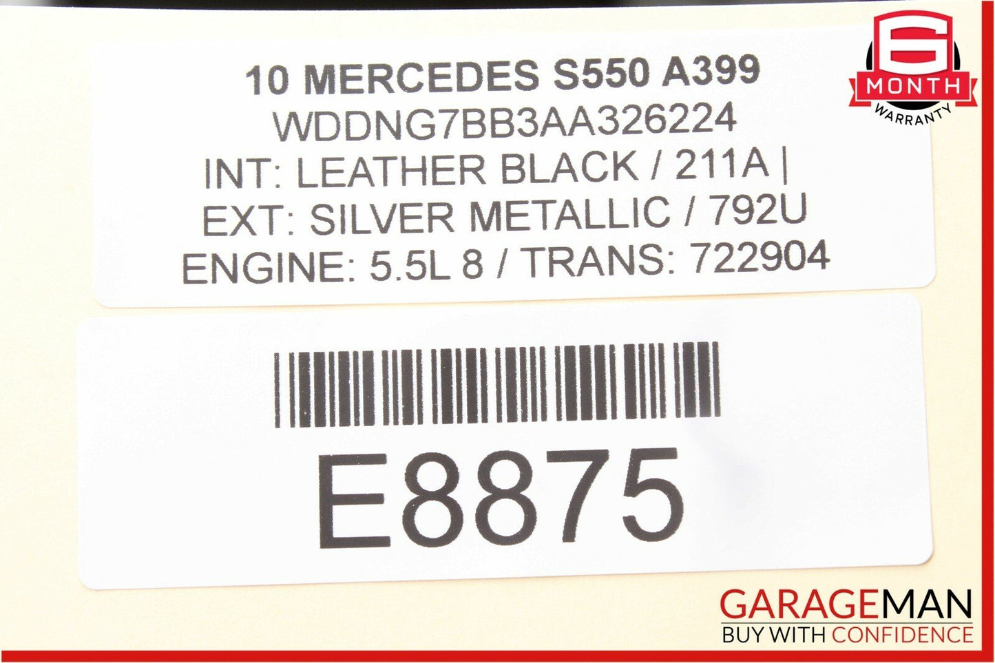 10-13 Mercedes W221 S400 S550 S63 AMG Rear Sam Fuse Relay Box Control Module OEM