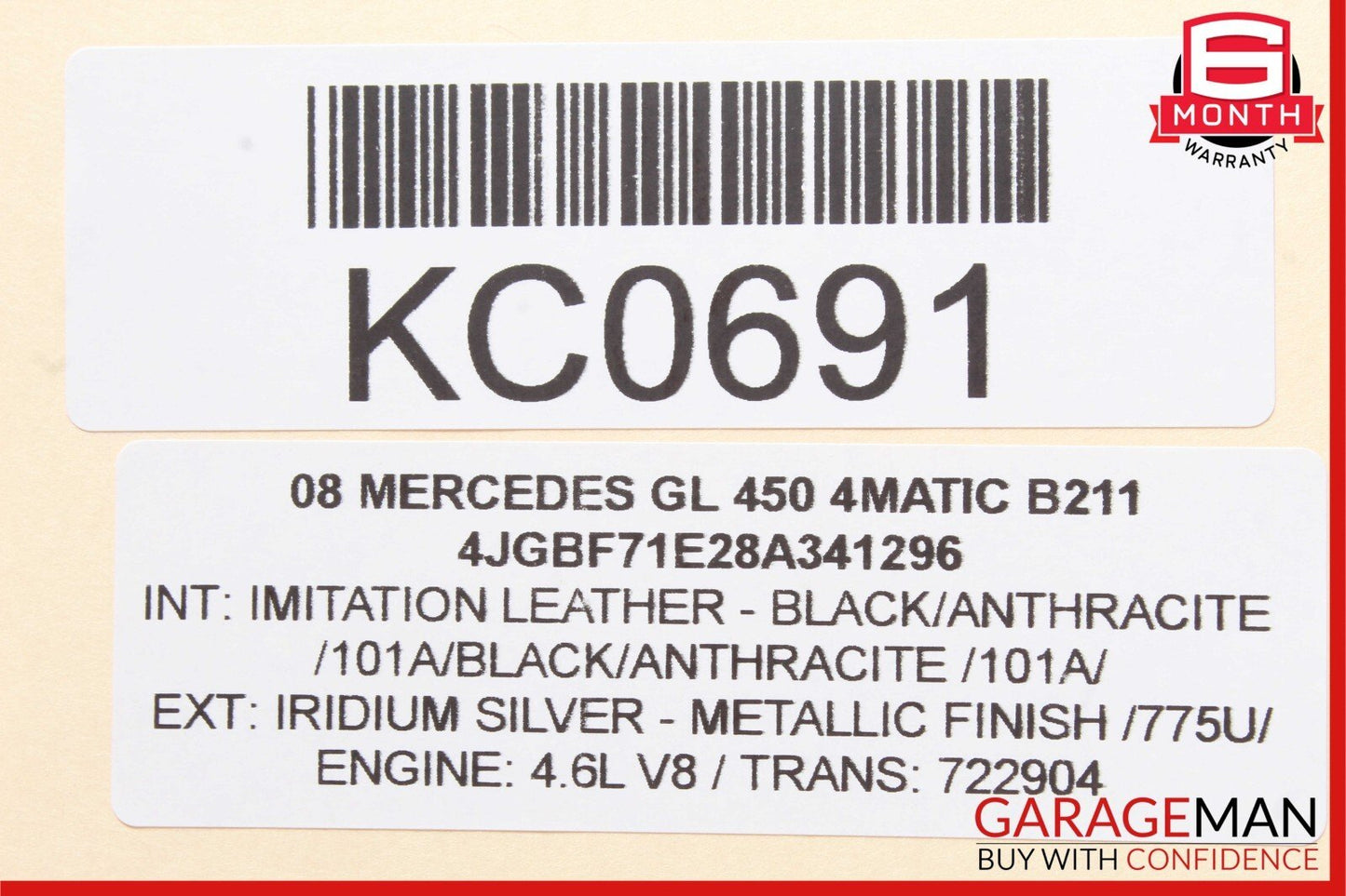 06-13 Mercedes GL450 E350 ML350 R350 TPMS Tire Pressure Control Module Unit