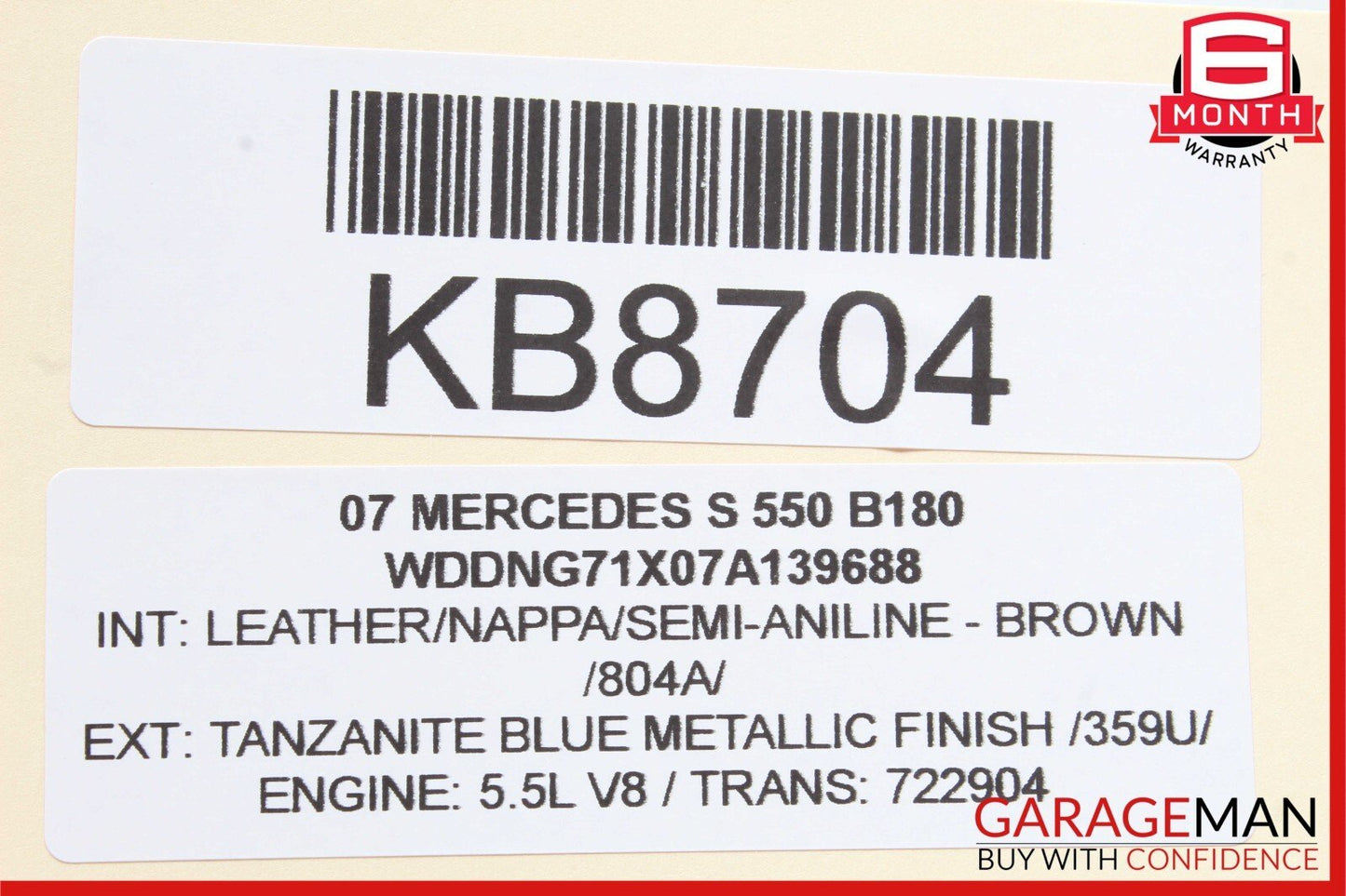 07-13 Mercedes W221 S550 CL550 Keyless Go Control Module Unit 2218702392 OEM