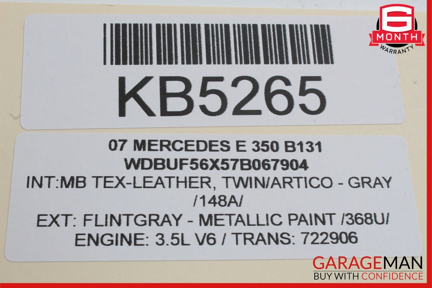 03-09 Mercedes W211 E320 E550 E350 Front Left Door Window Regulator Motor Unit