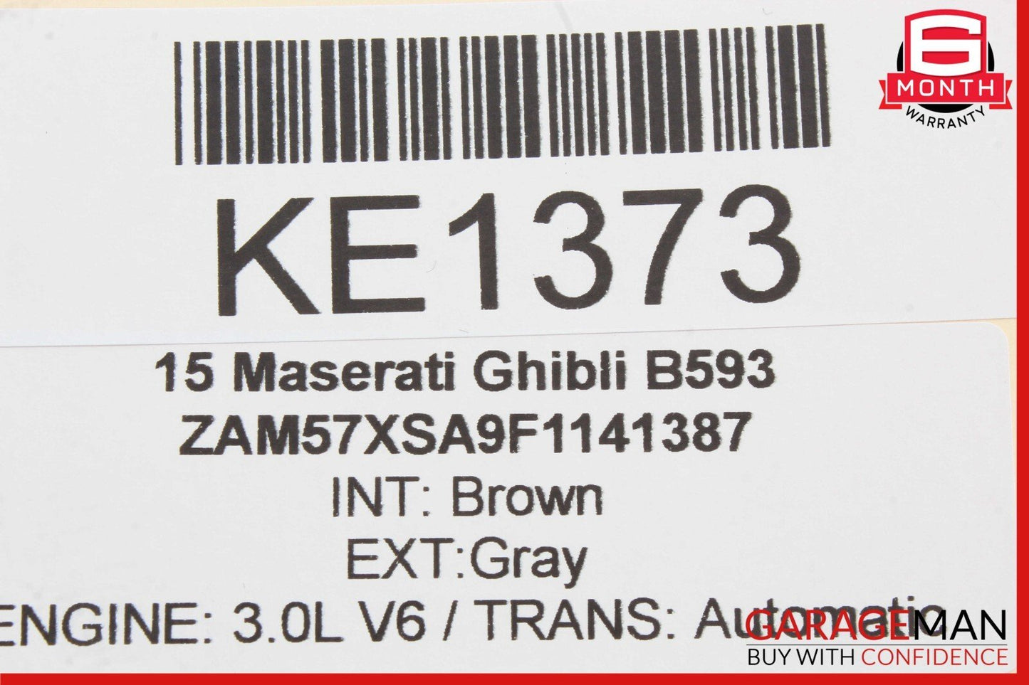 14-17 Maserati Ghibli Front Left Lower Dash Ignition Switch Trim Cover OEM