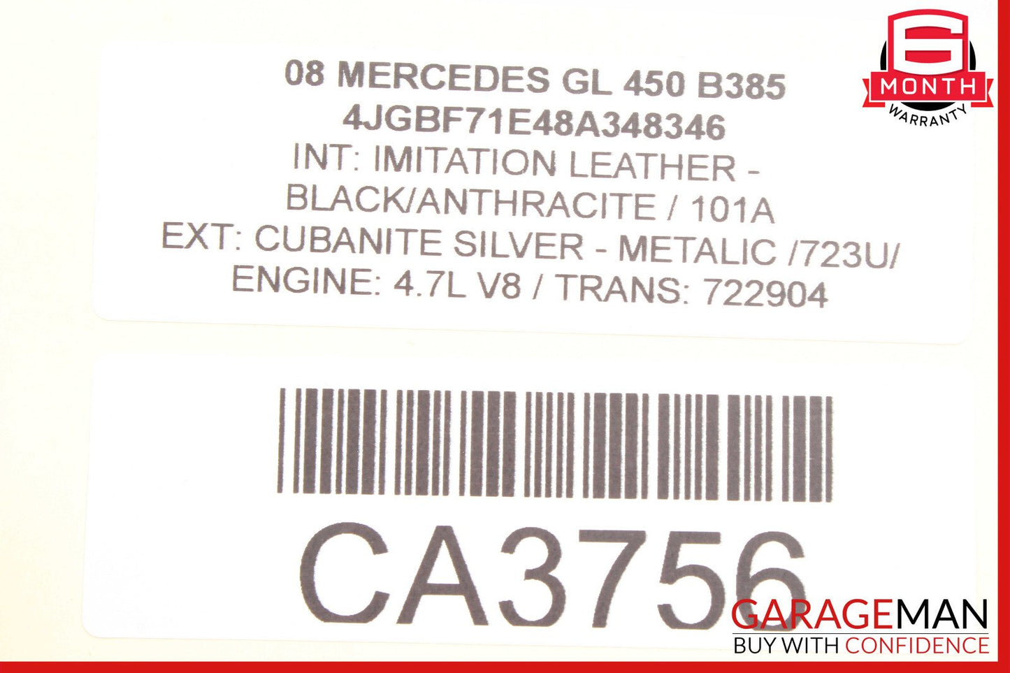 06-12 Mercedes X164 GL450 Speaker Door Mirror Cover Front Left Side OEM