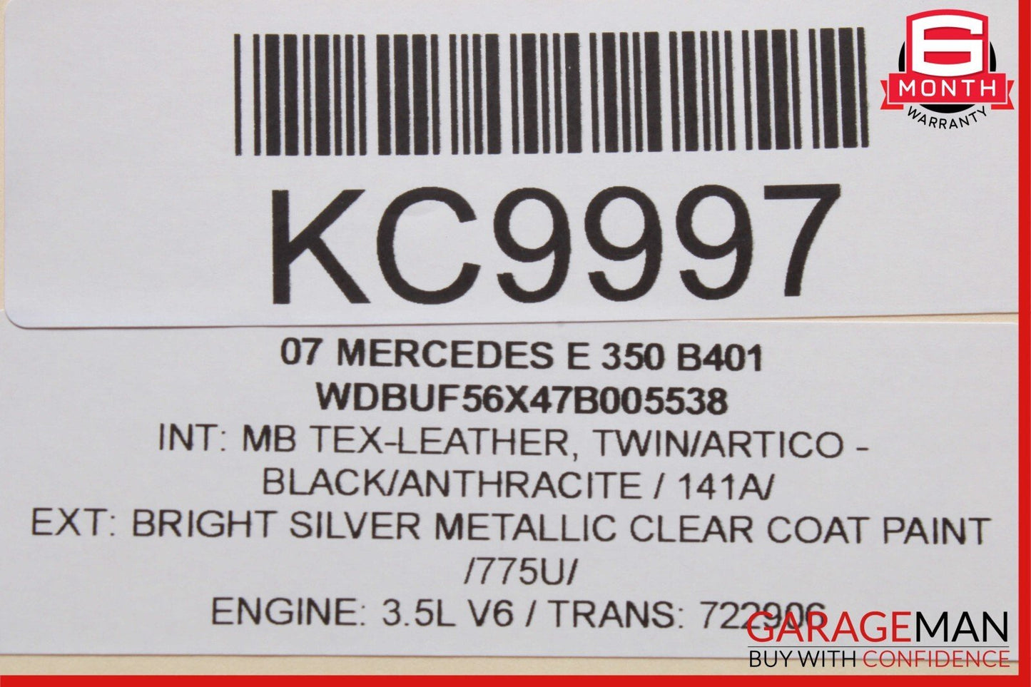 03-09 Mercedes W211 E55 AMG E550 Front Right Passenger Door Control Module Unit