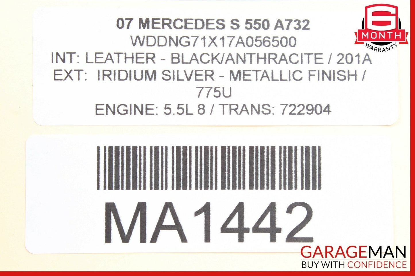 07-13 Mercedes W221 S550 CL550 Electric Power Supply Control Fuse Box Module OEM