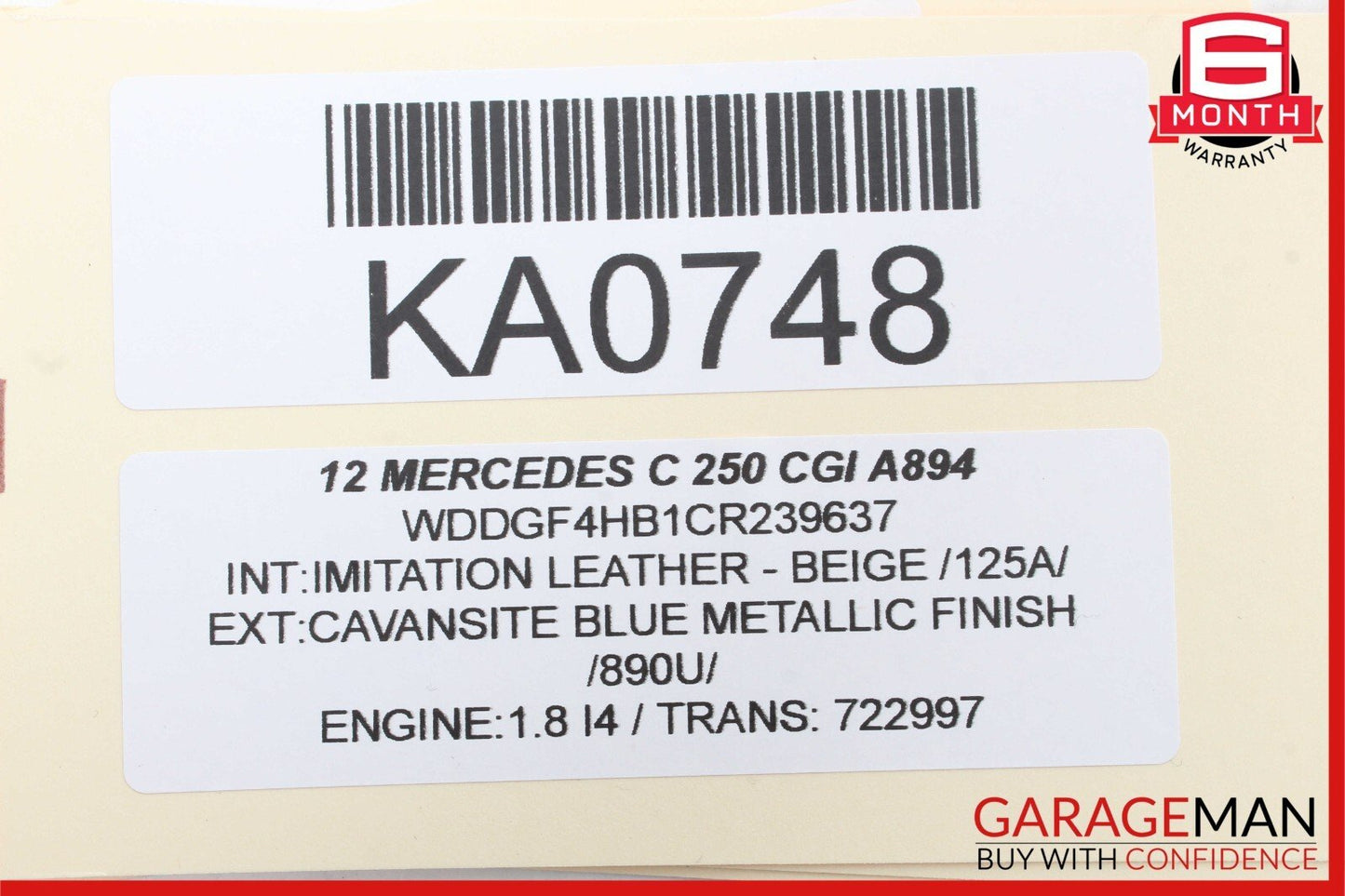 08-14 Mercedes W204 C250 C300 Floor Gear Shift Shifter Selector Box OEM
