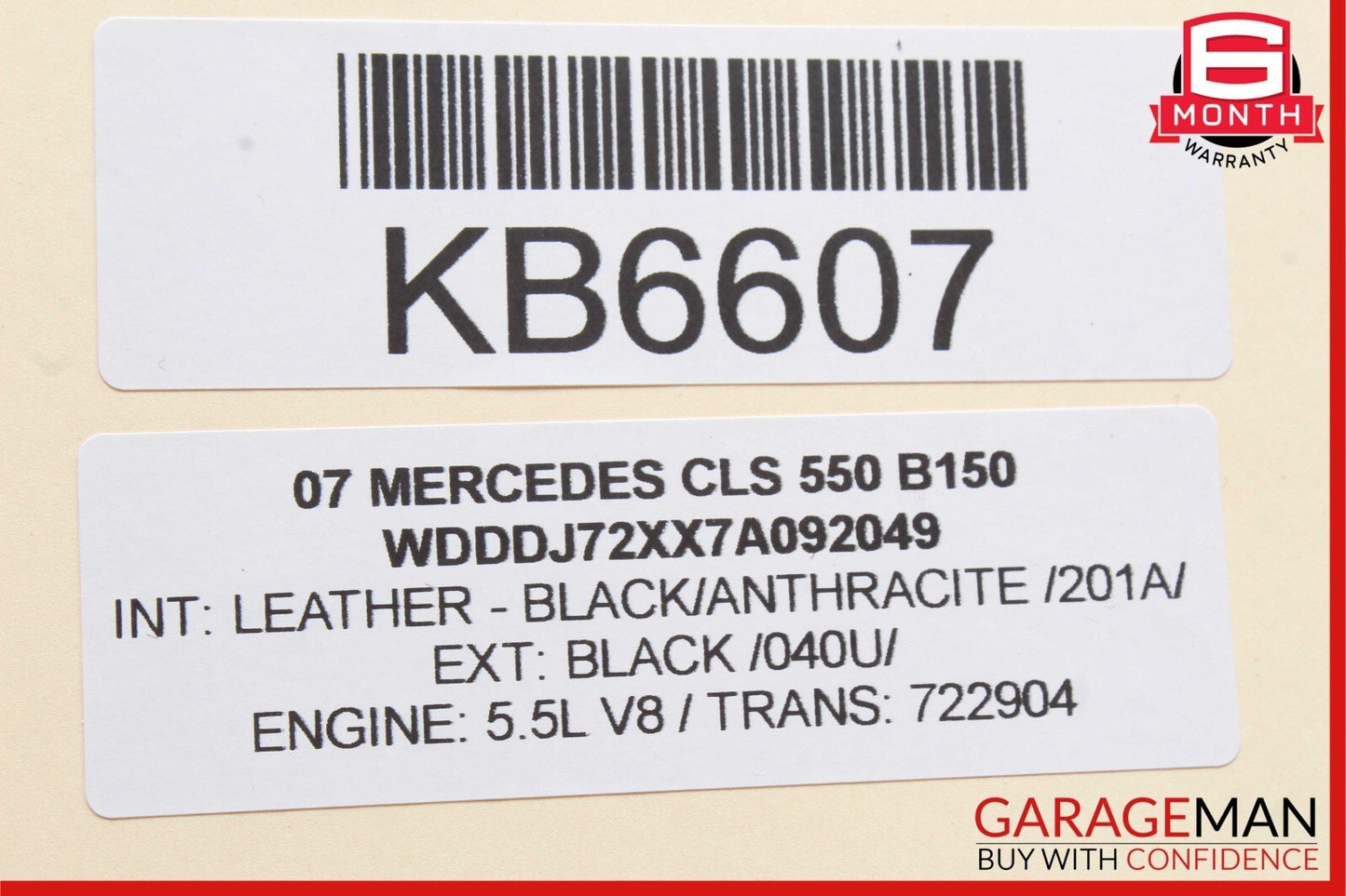 03-09 Mercedes W219 CLS550 CLK350 Sirius Satellite Radio Receiver 1698270162 OEM