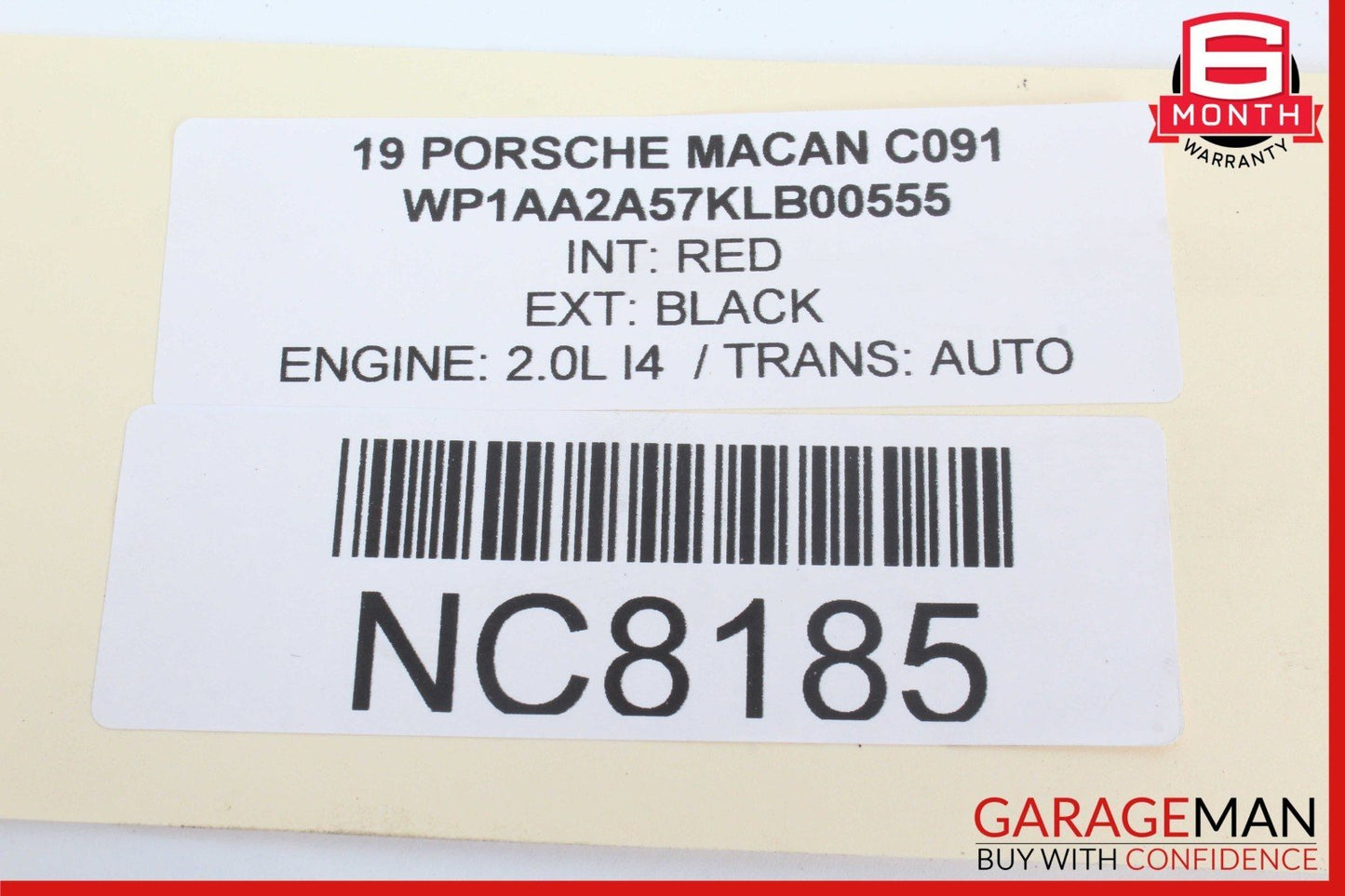 15-24 Porsche Macan 95B Front Right Passenger Side Wing Fender Panel Black OEM