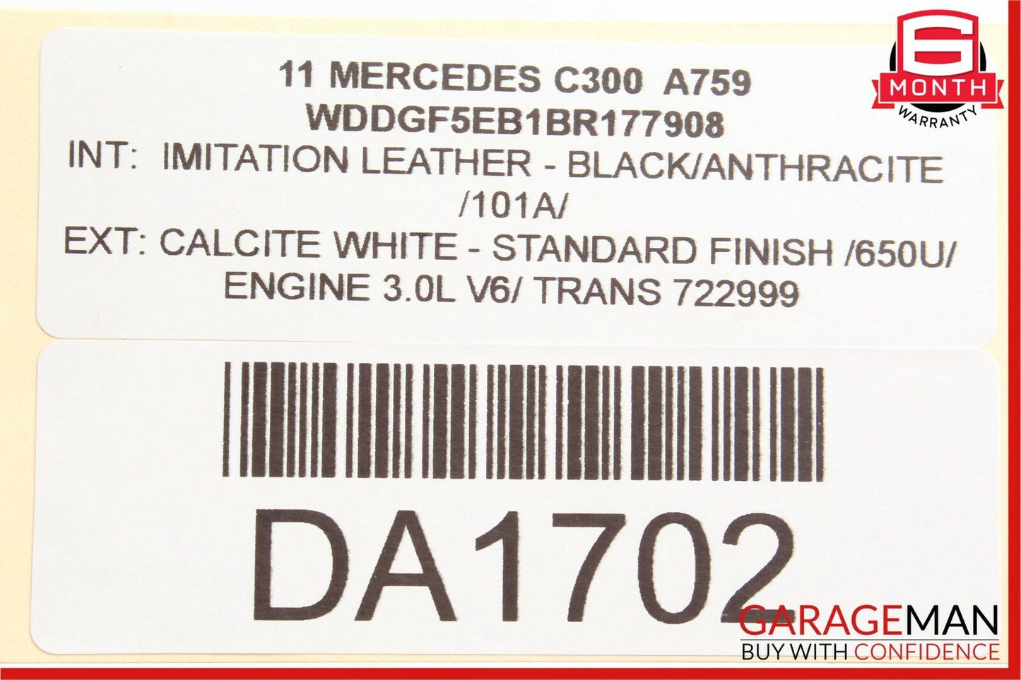 08-11 Mercedes W204 C300 C350 Center Console Shift Shifter Plastic Trim