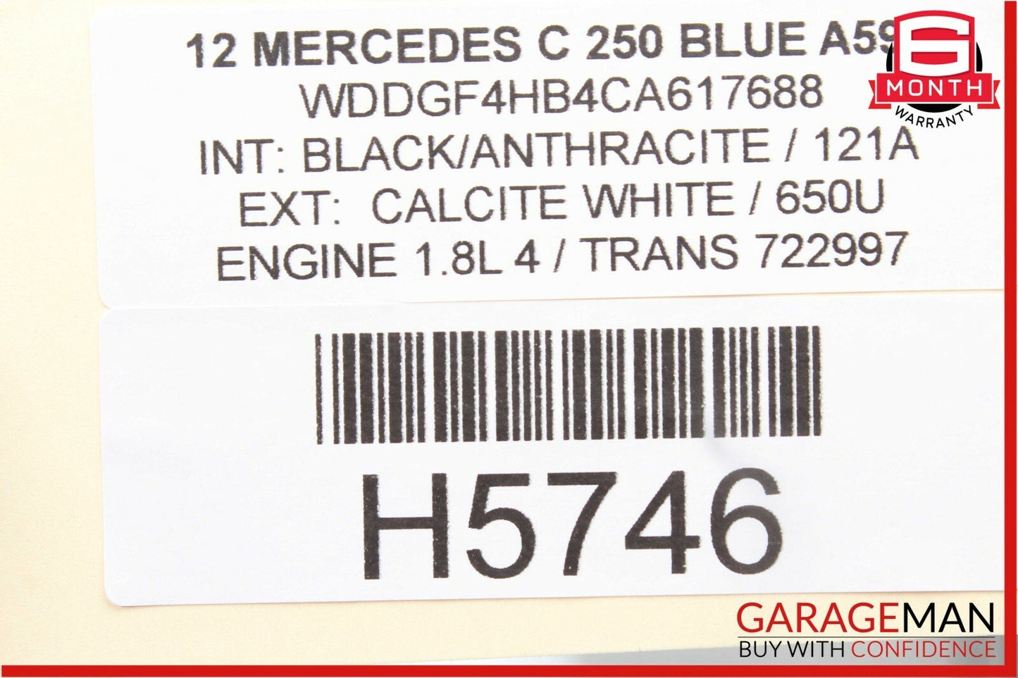 12-14 Mercedes W204 C300 C350 AC A/C Climate Control Switch Trim Bezel Black