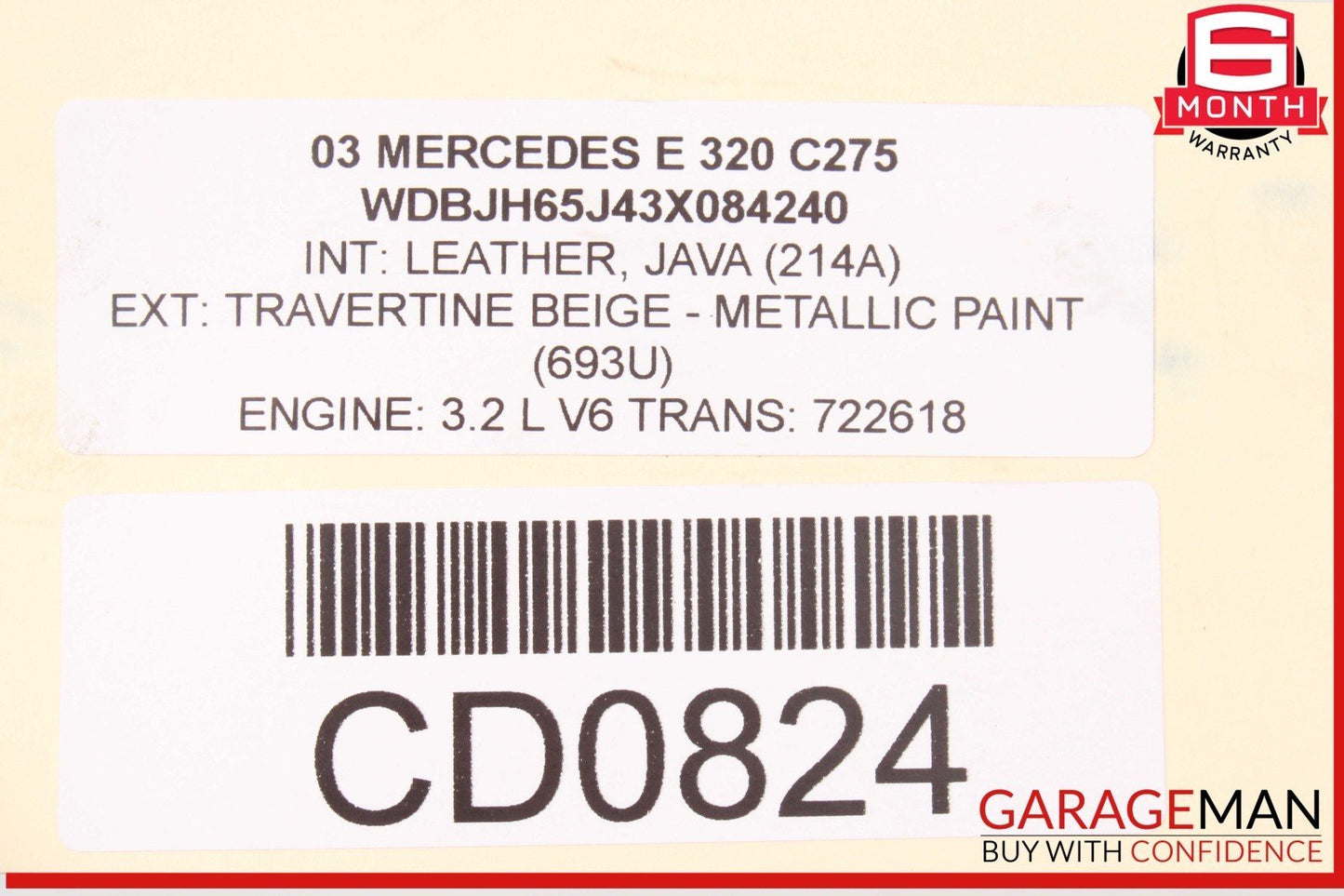 96-02 Mercedes W210 E320 E430 RWD Power Steering Gear Rack & Pinion Assy OEM