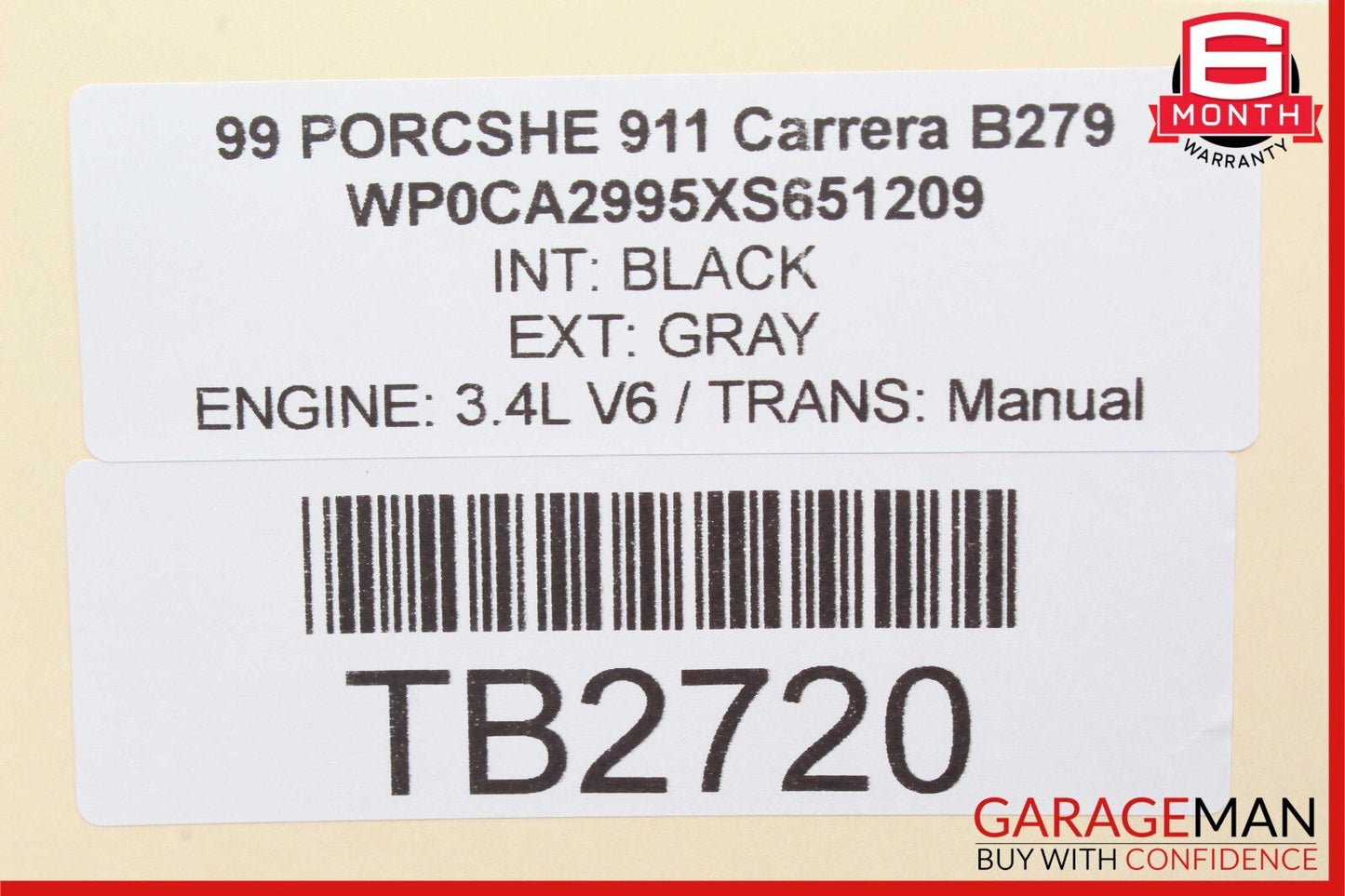 97-04 Porsche 911 Carrera Rear Right Side Suspension Trailing Control Arm OEM