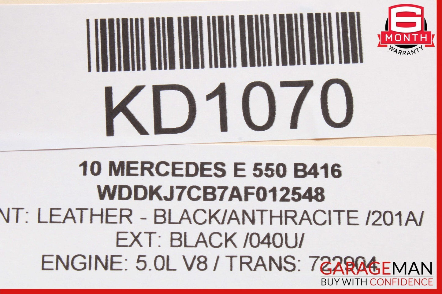 08-17 Mercedes W207 E550 E350 Right Seat Switch Control Valve 0008007578 OEM