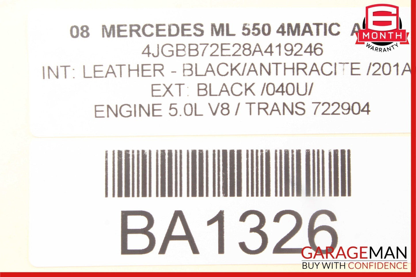 06-12 Mercedes W164 ML550 Center Dash Hazard Light Switch Controller Module OEM