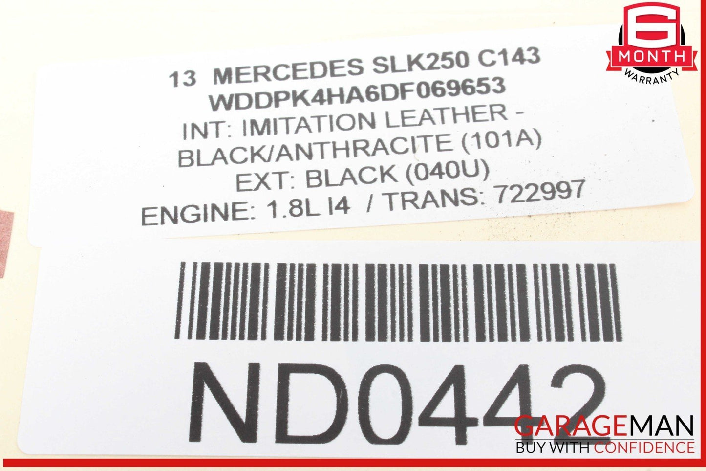 12-20 Mercedes R172 SLK250 Rear Left / Right Suspension Lower Control Arm OEM