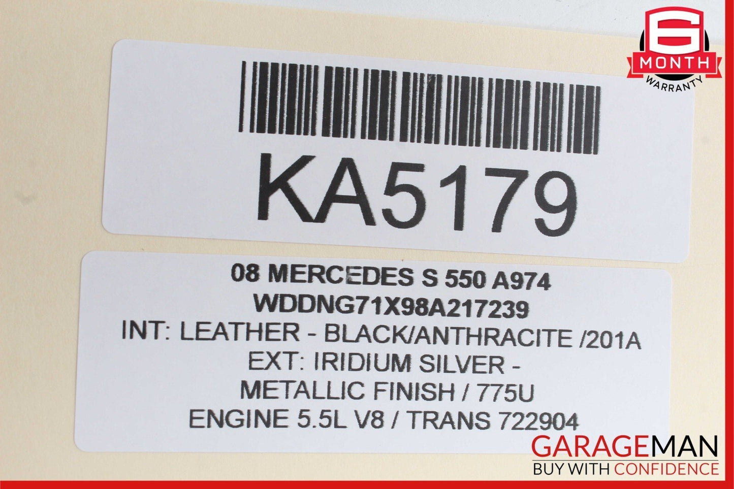 07-09 Mercedes W221 S550 Front Right Passenger Side Door Speaker Logic 7 OEM