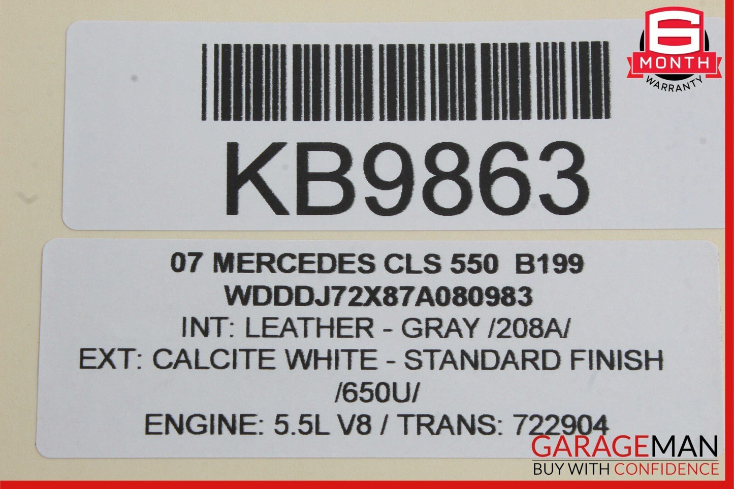 06-11 Mercedes W219 CLS550 Right & Left Side Door Sound Audio Speaker Speakers