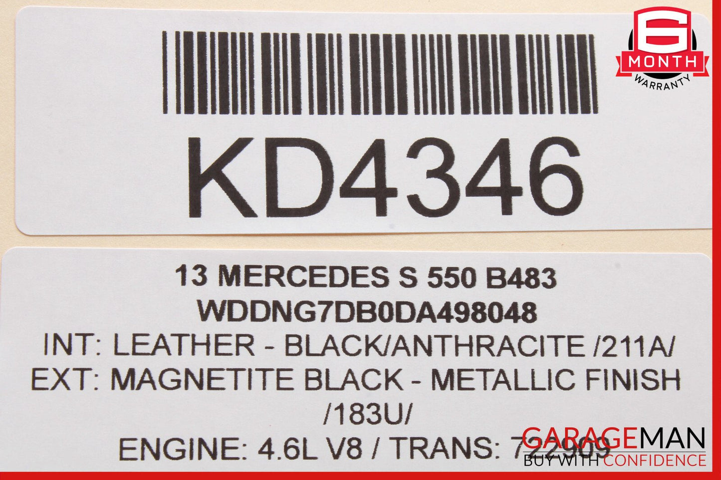 10-13 Mercedes W221 S550 S400 S65 AMG Rear Sam Fuse Box Relay Module Control OEM