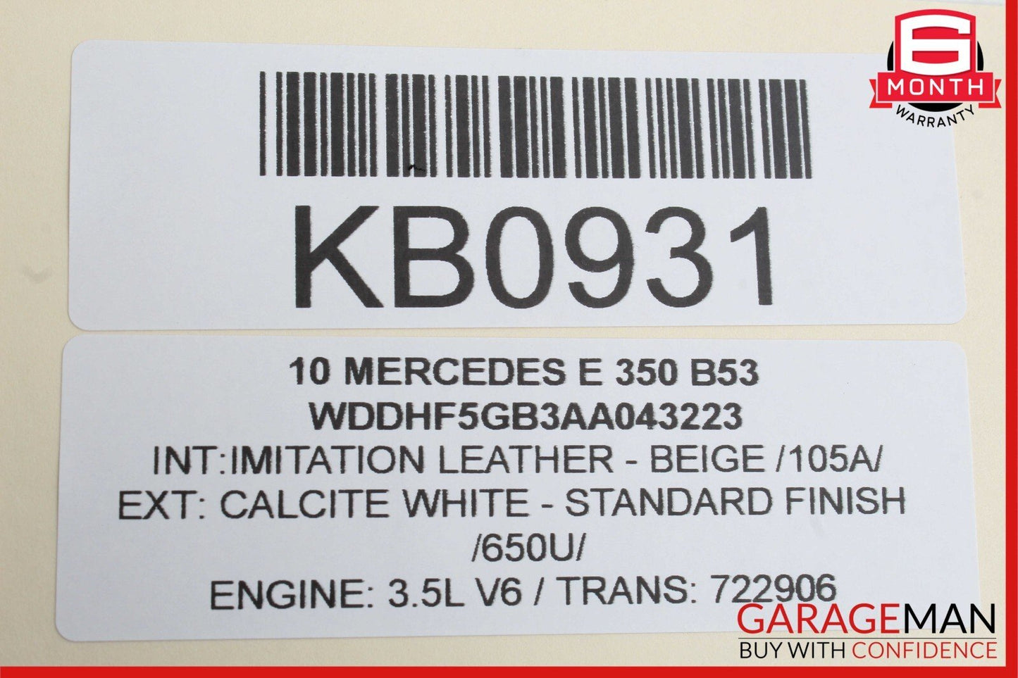 06-13 Mercedes W212 E350 Front Left Side Engine Timing Chain Cover Plate OEM