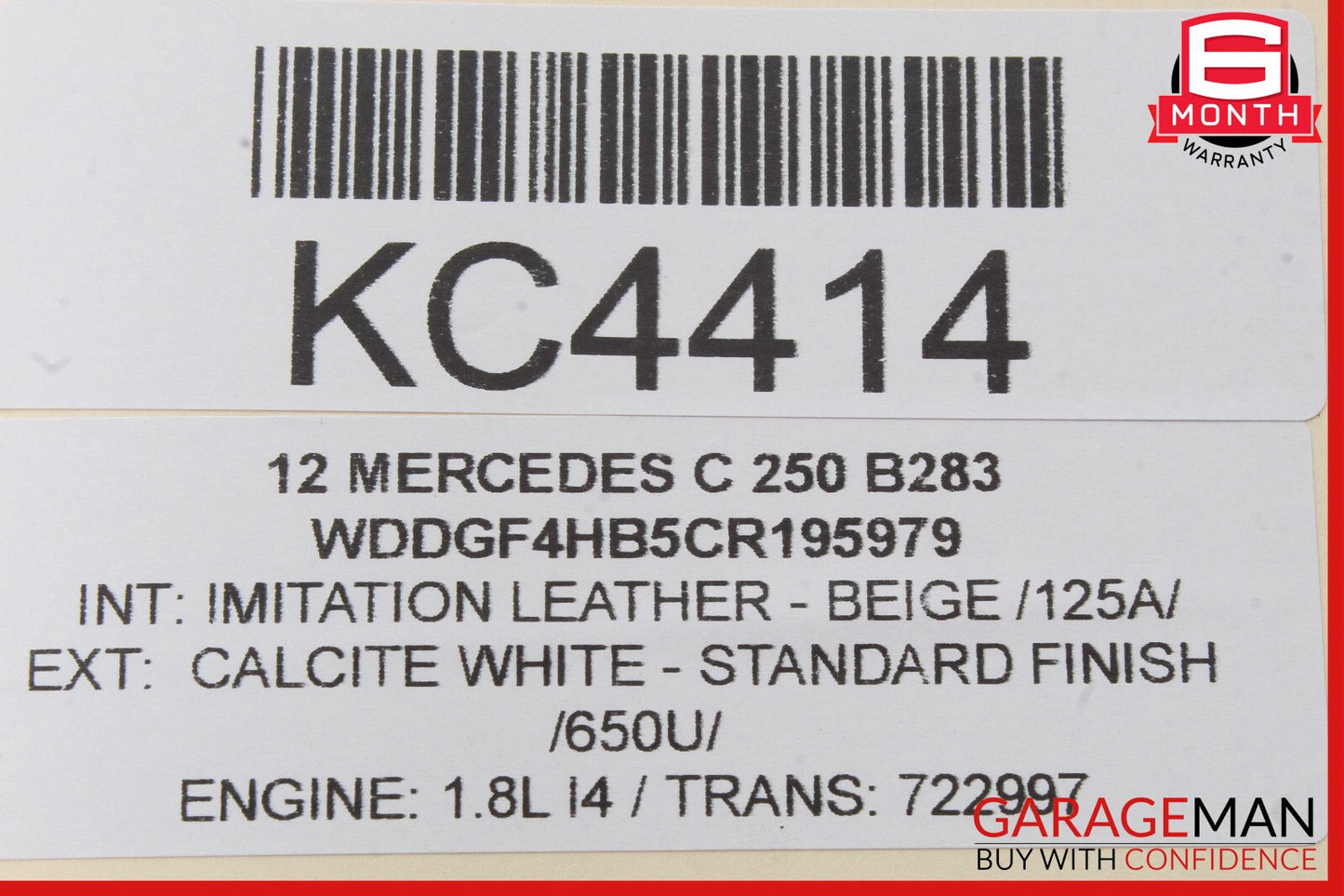 08-20 Mercedes W204 C250 SLK350 Front Left Side Door Lock Latch Actuator OEM