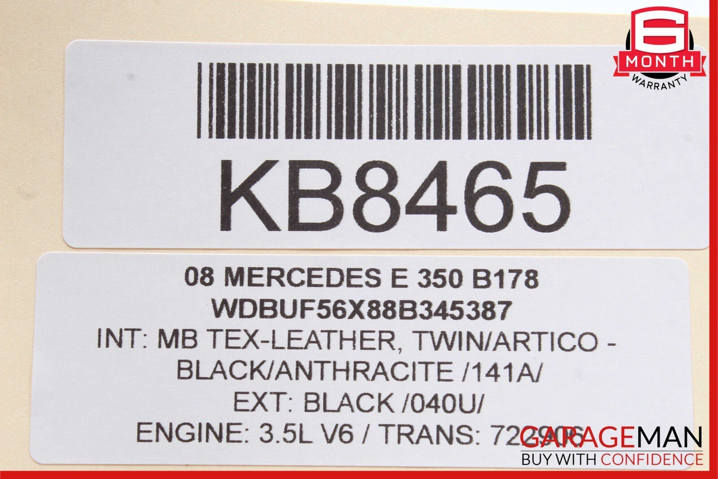 03-09 Mercedes W211 E350 E63 AMG E550 Rear Left Driver Door Control Module OEM