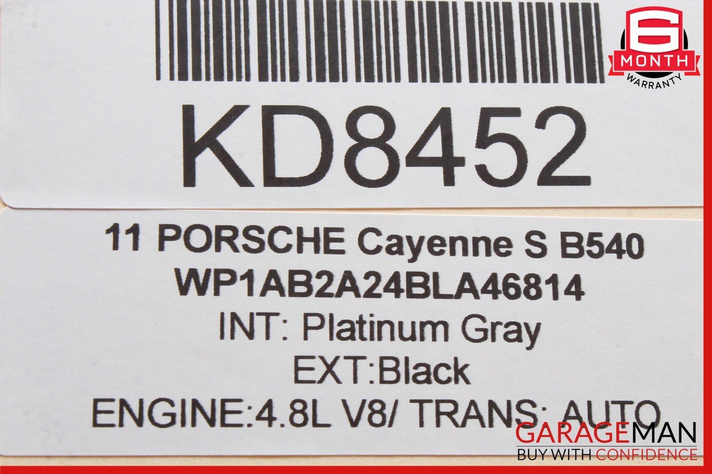 11-18 Porsche Cayenne S 958 Front Left Driver Spindle Knuckle Hub Bearing OEM