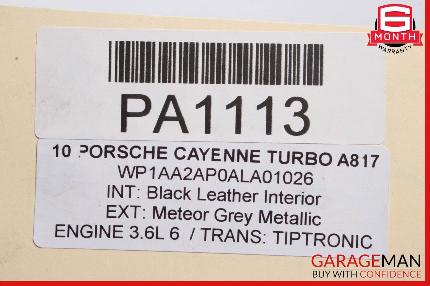 08-10 Porsche Cayenne 957 3.6L Auto Trans Automatic Transmission Assembly 139k