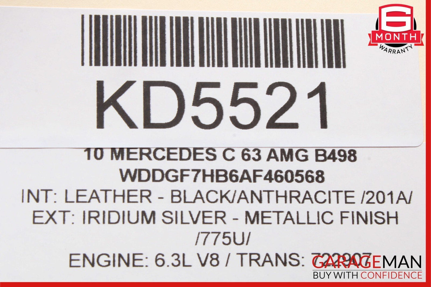 08-16 Mercedes W212 E350 GLK350 Rear Left Side Door Window Regulator Motor Unit