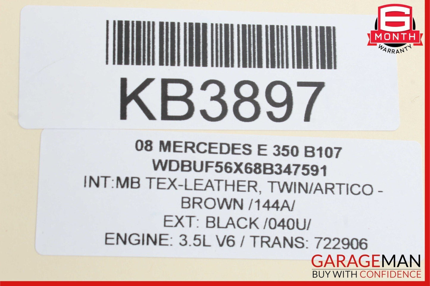 03-09 Mercedes W211 E350 E500 Door Lock Actuator Rear Left Driver Side OEM