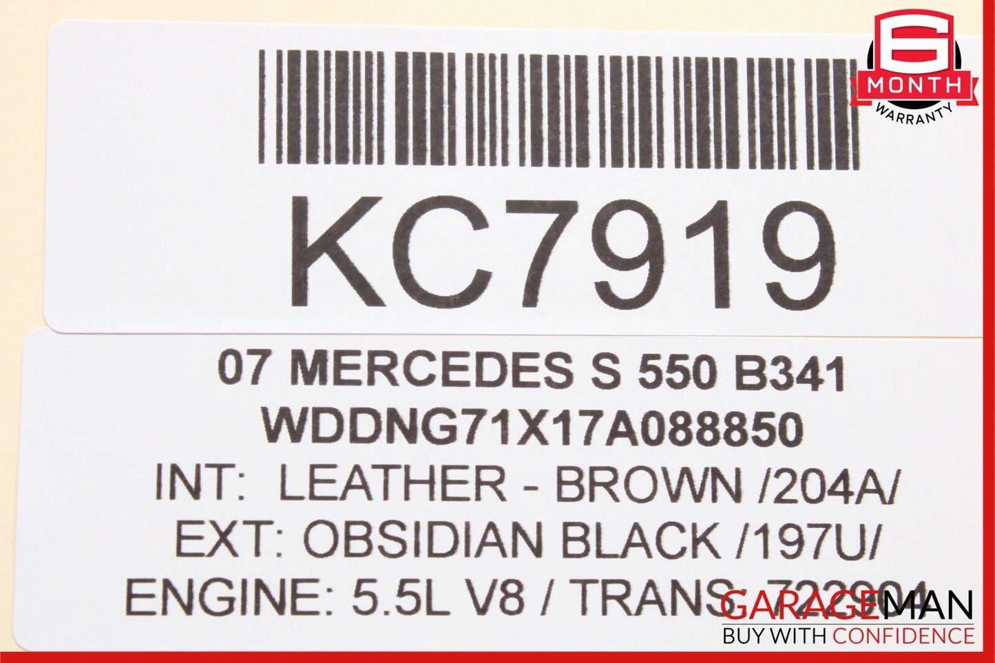 07-13 Mercedes W221 S600 S500 S550 Front Left Door Tweeter Speaker Cover Brown