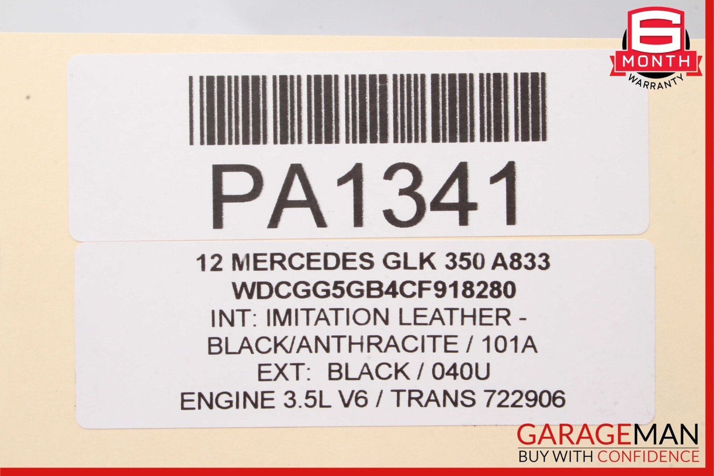 10-12 Mercedes X204 GLK350 RWD Rear Prop Propeller Drive Axle Shaft Driveshaft