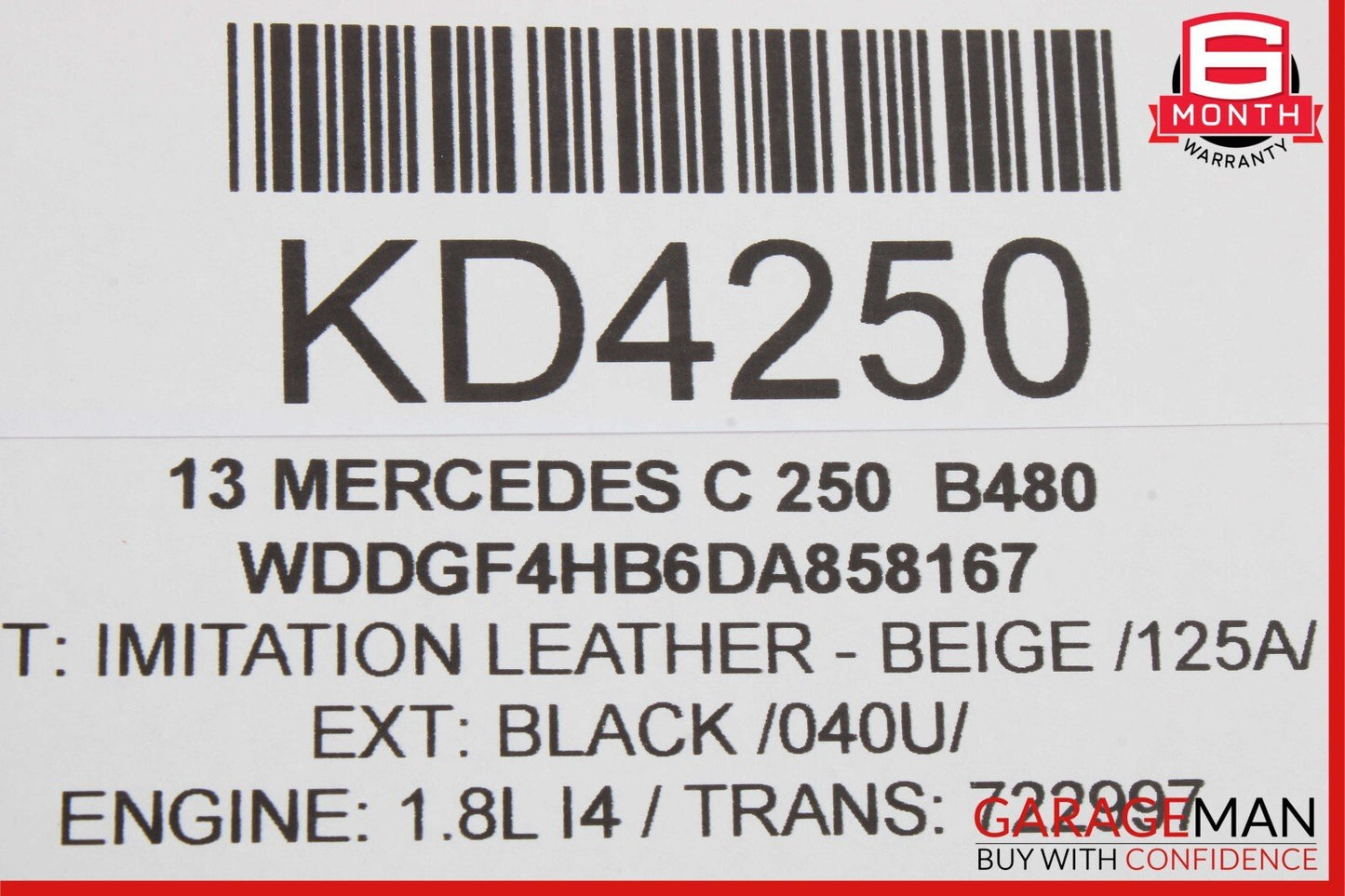 08-20 Mercedes R172 SLK350 C250 C350 Front Left Side Door Lock Latch Actuator