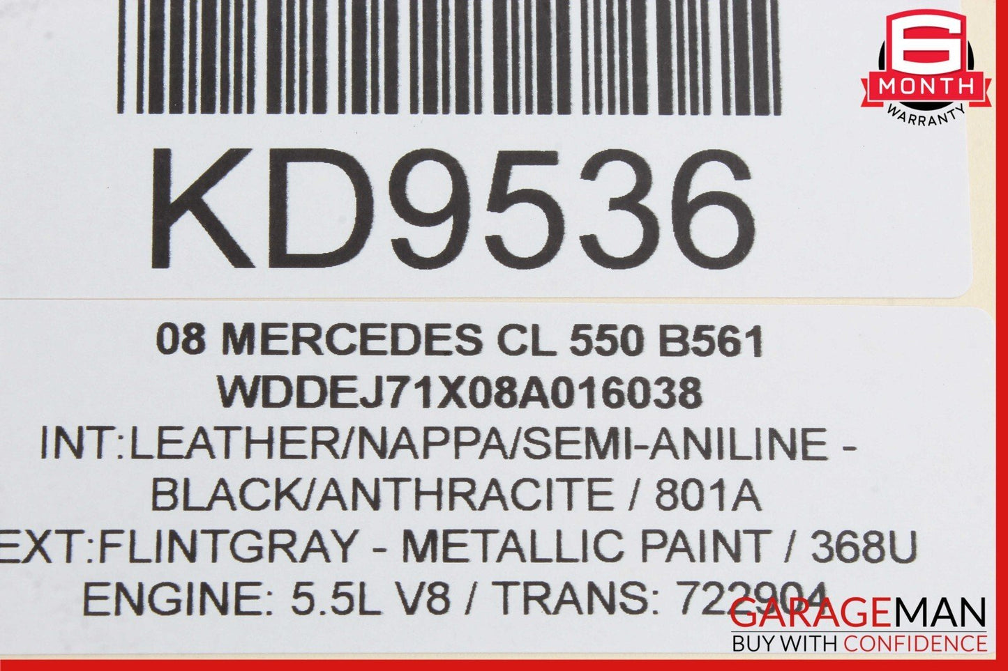 07-14 Mercedes W216 CL550 S600 CL65 AMG ABC Hydraulic Suspension Line