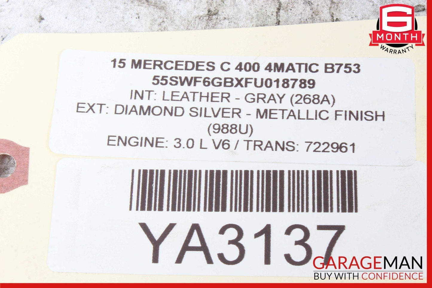 15-18 Mercedes W205 C400 E400 Engine Starter Motor 2769064400 OEM