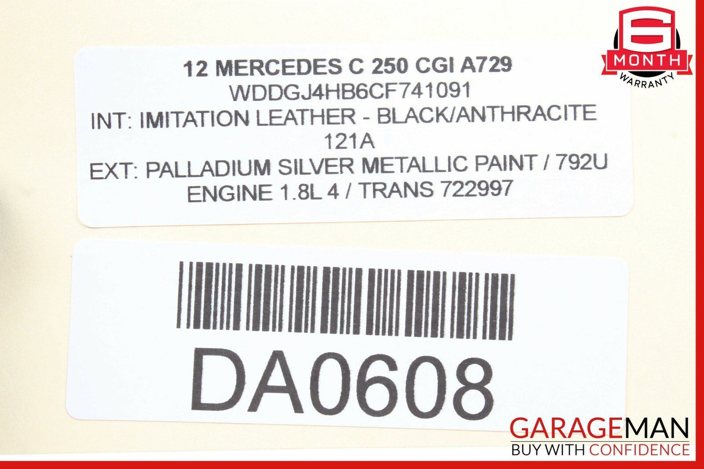 12-14 Mercedes W204 C250 Coupe Front Right Side Seatbelt Seat Belt Retractor OEM