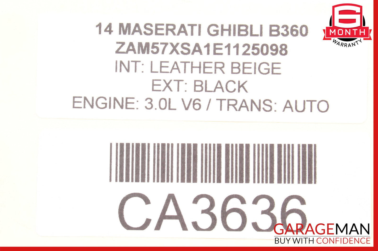 14-17 Maserati Ghibli Front Right / Left Side Shock Absorber Spring Strut OEM