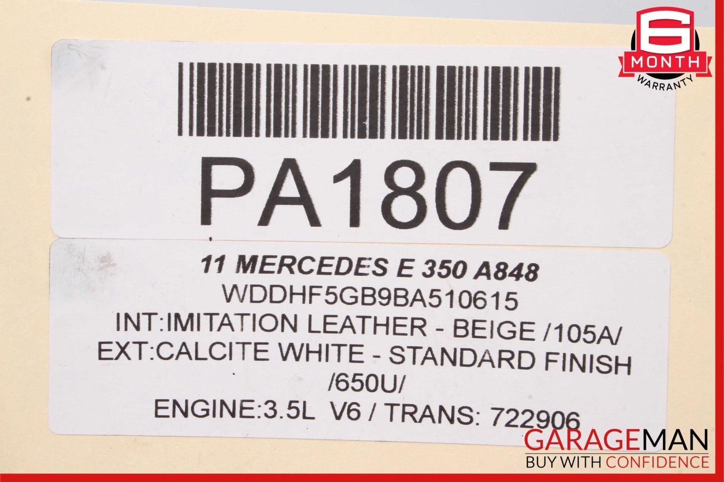 11-18 Mercedes W212 E350 CLS550 Front Sub Frame Subframe Engine Crossmember OEM