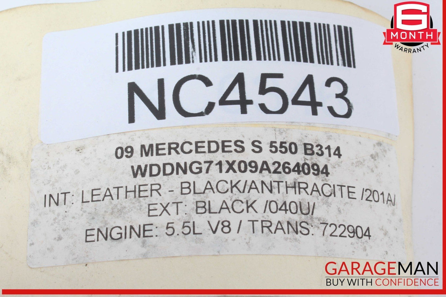 07-09 Mercedes W221 S550 CL550 Rear Trunk Relay Junction Fuse Box 2215406450 OEM