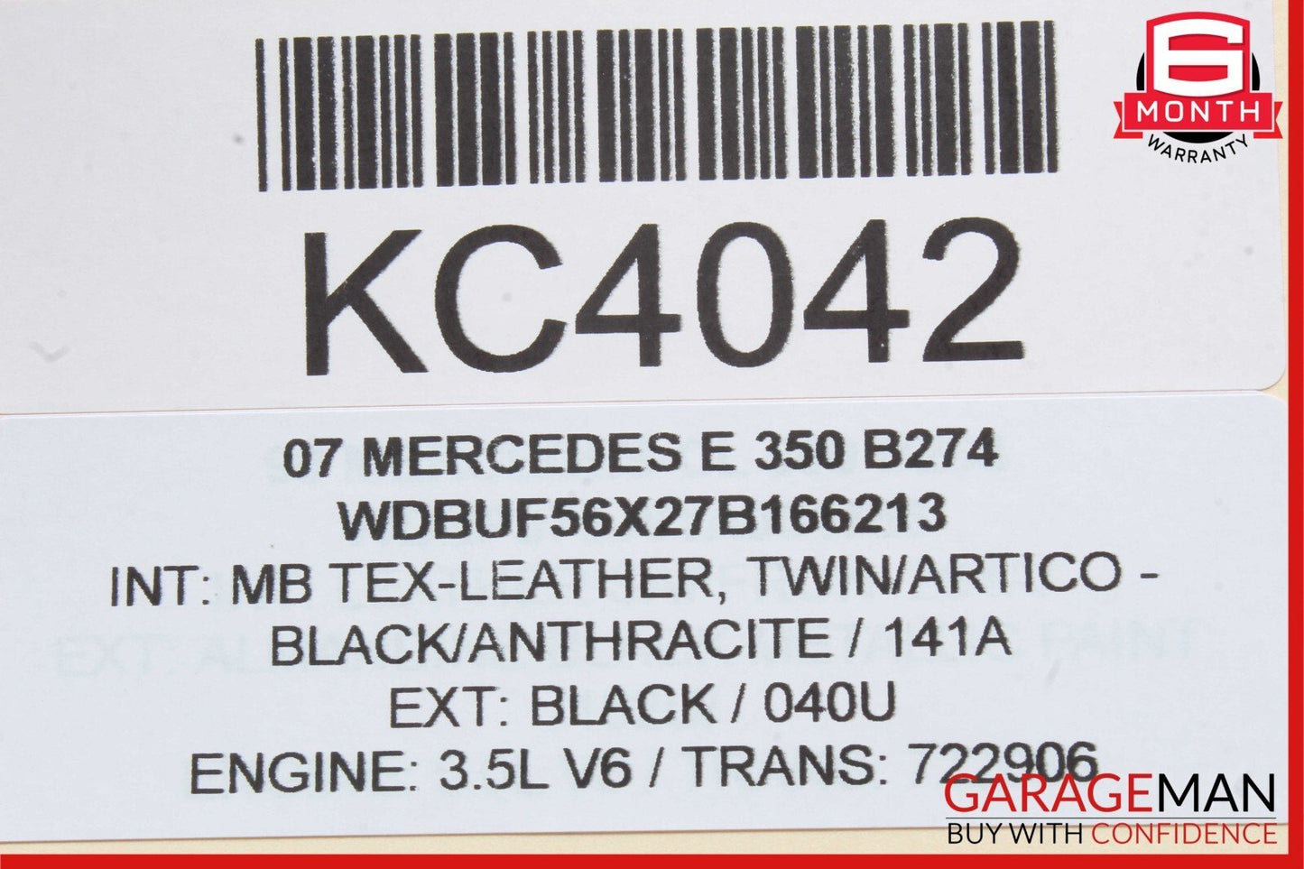 03-09 Mercedes W211 E320 E550 E350 Front Left Side Door Window Regulator Motor