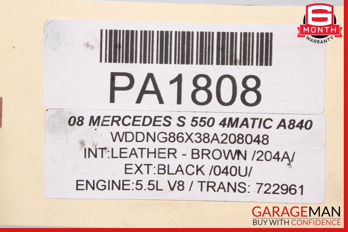 07-14 Mercedes CL550 S550 4Matic Front Engine Sub Frame Subframe Crossmember