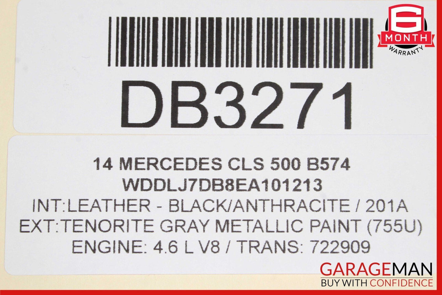 12-14 Mercedes W218 CLS550 Front Dashboard Dashboard Instrument Cluster Assy