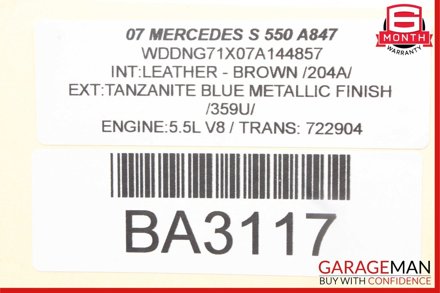 07-13 Mercedes W221 S400 S350 S550 Front Right Side Under Seat Control Unit