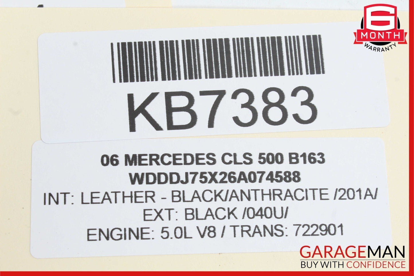 06-11 Mercedes W219 CLS500 CLS63 Rear Right Keyless Go Door Lock Latch Actuator