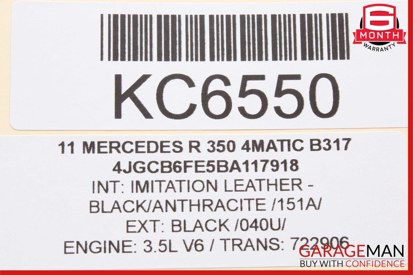 06-13 Mercedes W251 R350 GL450 ML350 Pano Panoramic Sunroof Sun Roof Motor Unit