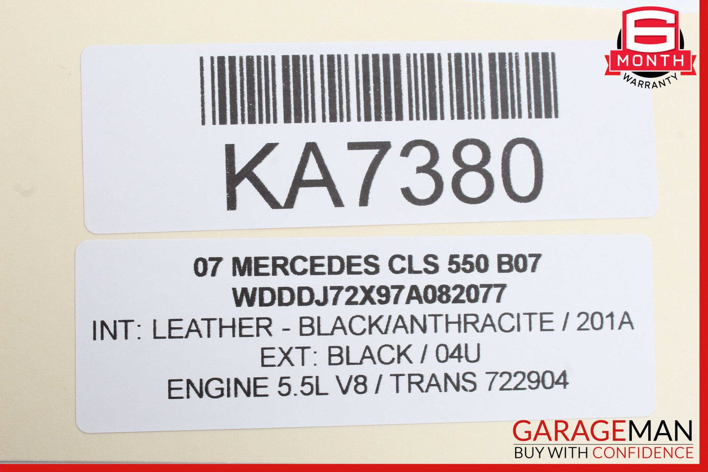06-11 Mercedes W219 CLS550 CLS55 Door Tweeter Speaker Front Right Black OEM