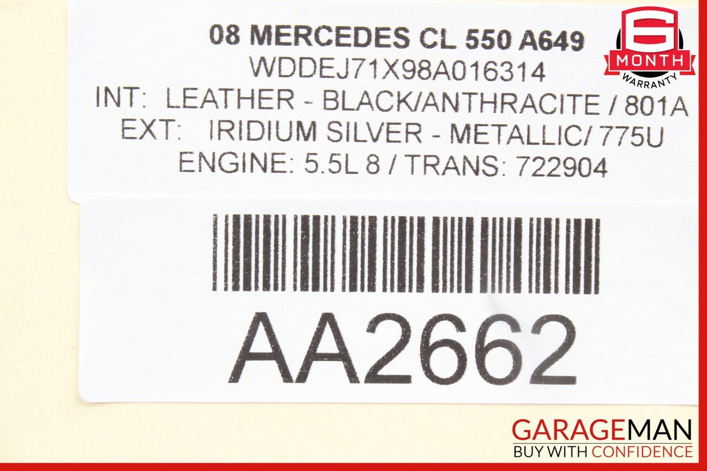 07-09 Mercedes S550 CL550 CL600 Bluetooth Communication Controller Module