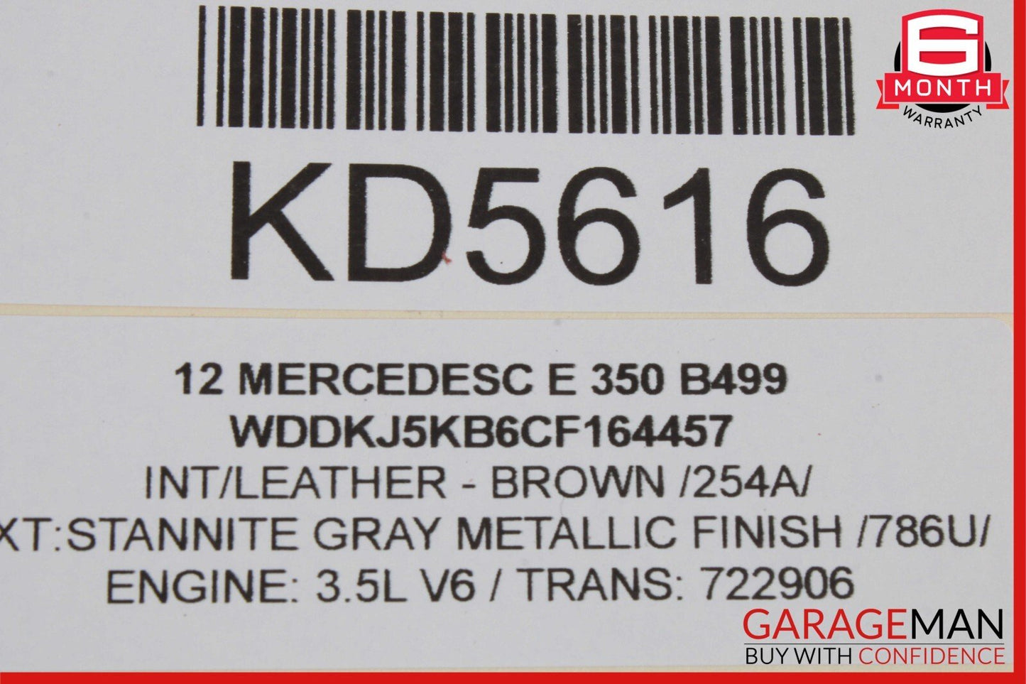 10-13 Mercedes W207 E350 E550 Front Right Seat Belt Seatbelt Retractor OEM