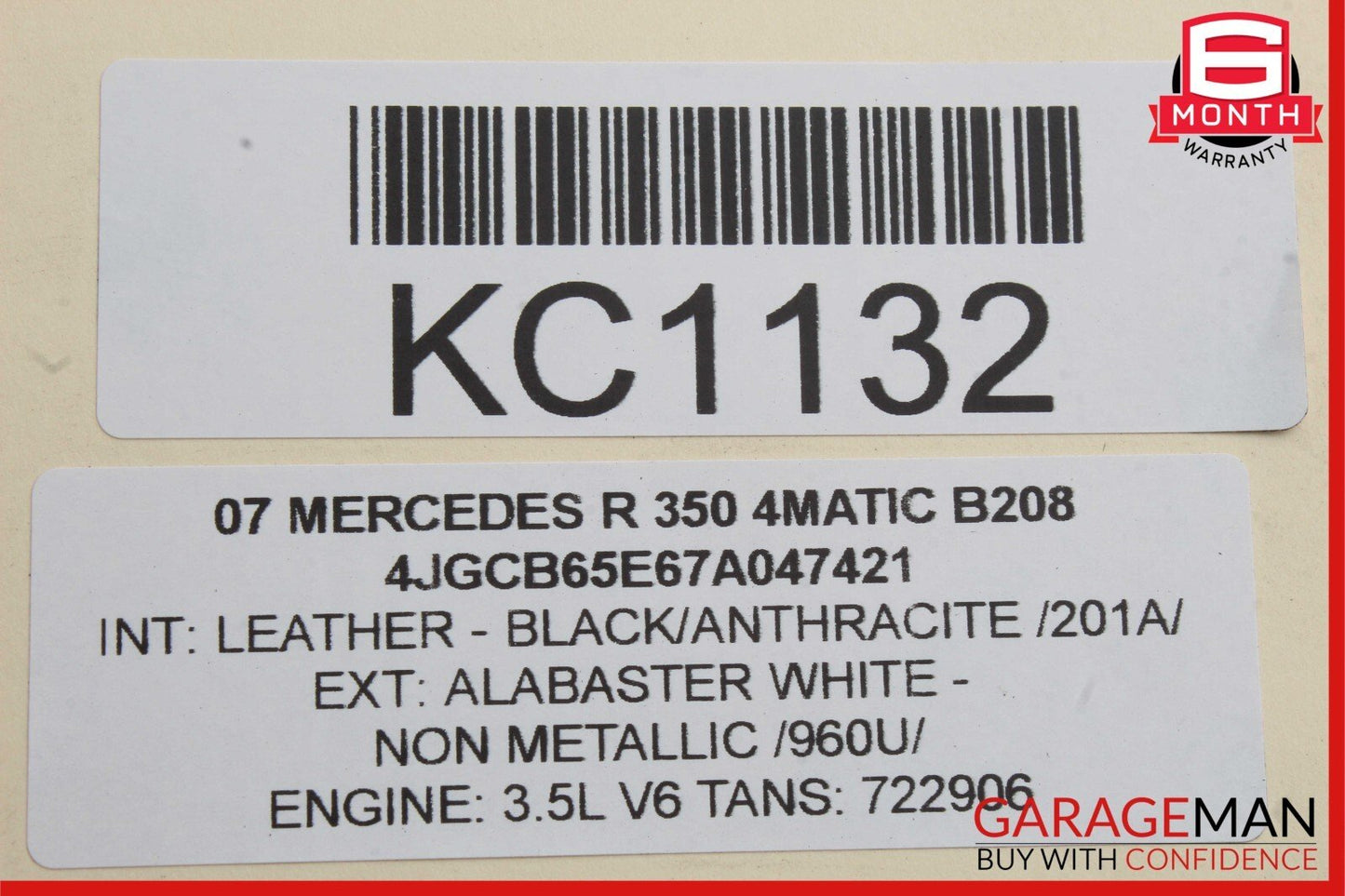 06-10 Mercedes W251 R350 4MATIC Front Right Passenger Headlight Lamp Bi Xenon