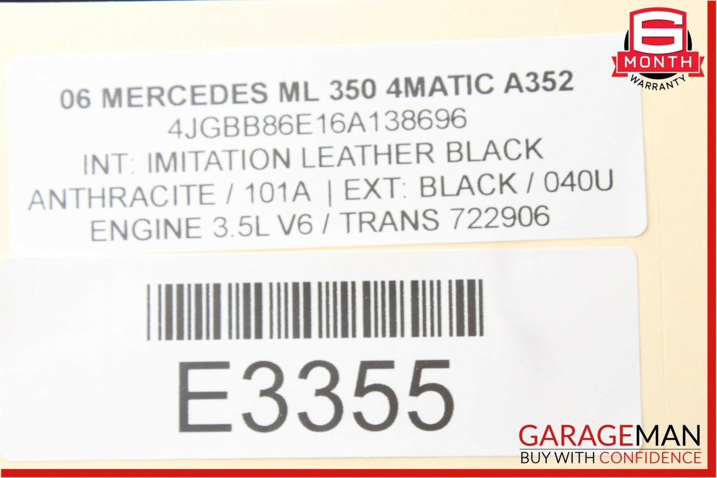 06-11 Mercedes W164 ML350 GL450 Rear AC A/C Heater Climate Control Switch OEM