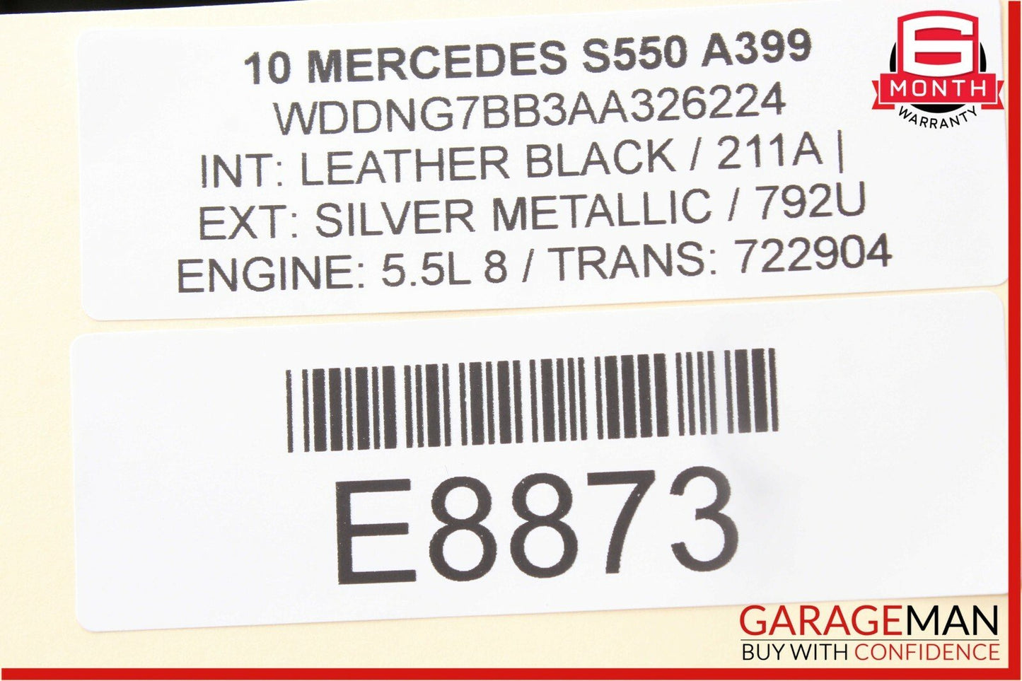 07-13 Mercedes W221 S400 S550 CL550 Right Side Dash AC A/C Air Vent Trim Black
